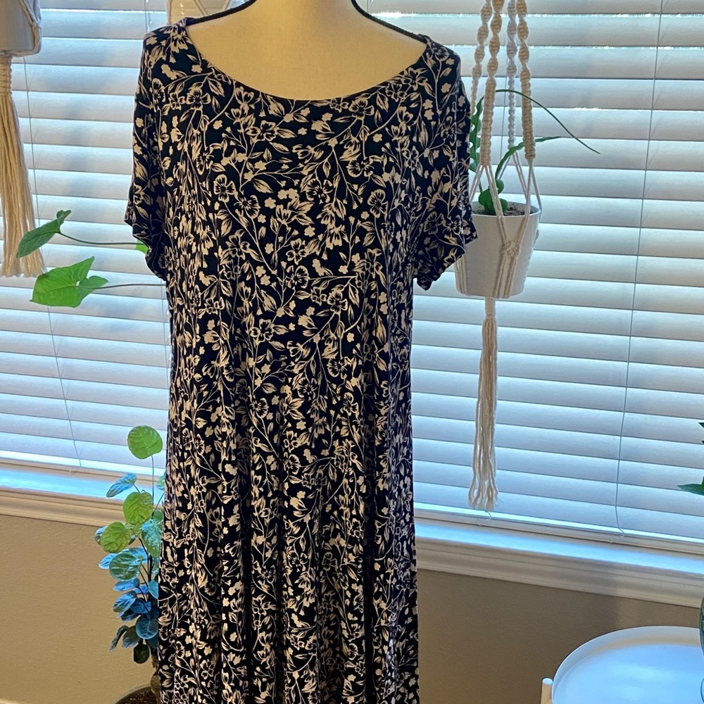 Jersey Knit Swing Dress